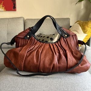 Large Genuine leather Schuyler and Sons Philadelphia hand/crossbody bag